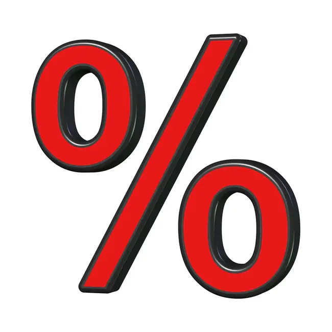 Percent : 百分比