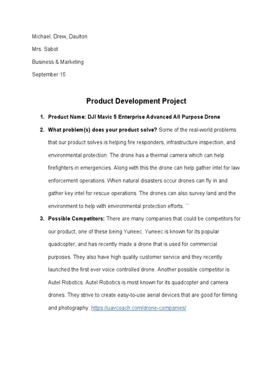 Product Development : 产品开发