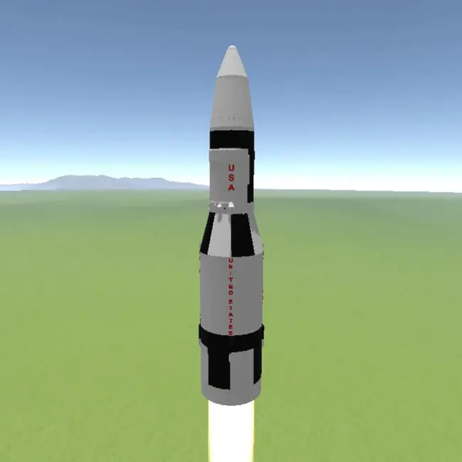 Saturn IV Rocket : 土星四号火箭