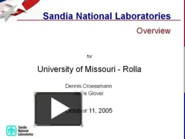Sandia National Laboratories : 桑迪亚国家实验室