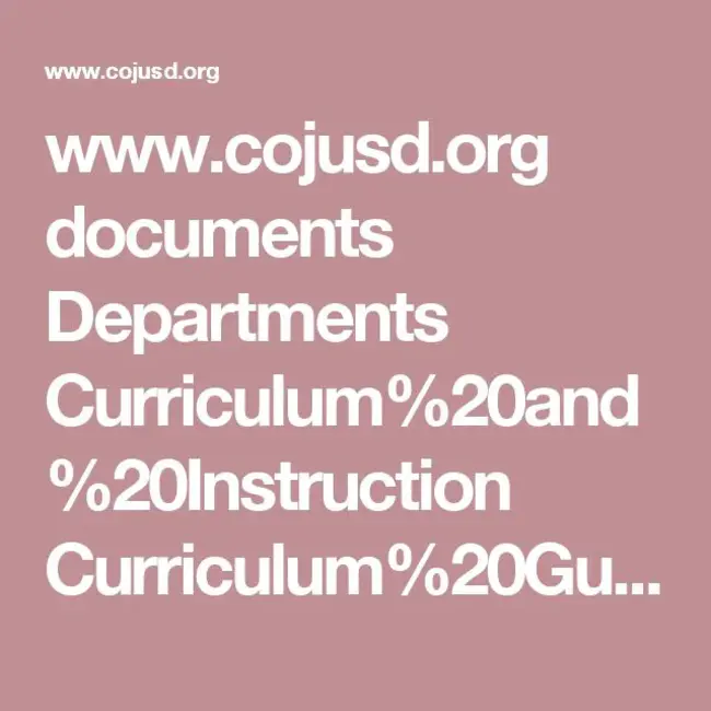 Curriculum And Instruction : 课程与教学