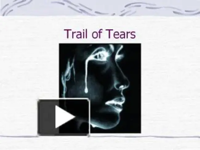 Trail Of Tears : 淚痕