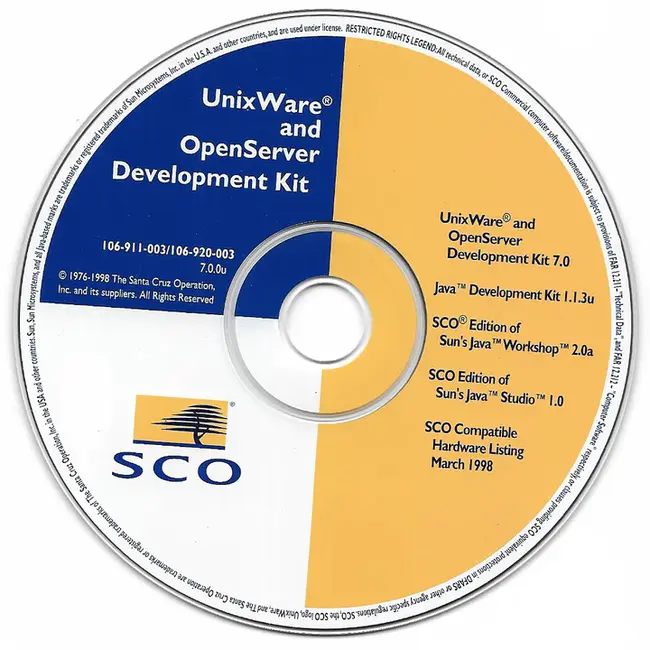 UnixWare/OpenServer Development Kit : Unixware/OpenServer开发工具包