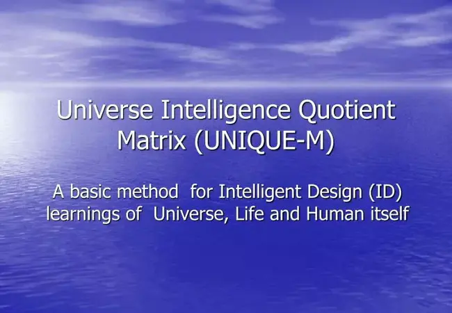 Unique Intelligence Quotient : 独特智商