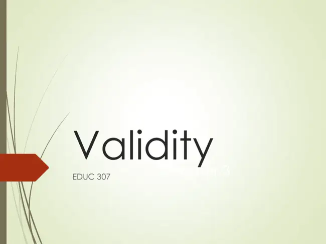 Validity Interval : 有效期间隔