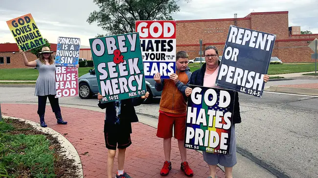 Westboro Baptist Church : 韦斯特伯勒浸信会教堂