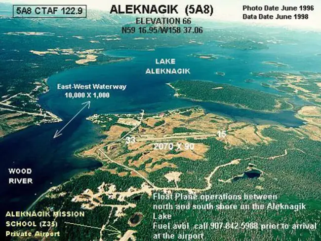 Aleknagik Sea Plase Base, Alaska USA : 阿莱克纳吉克海广场基地，美国阿拉斯加