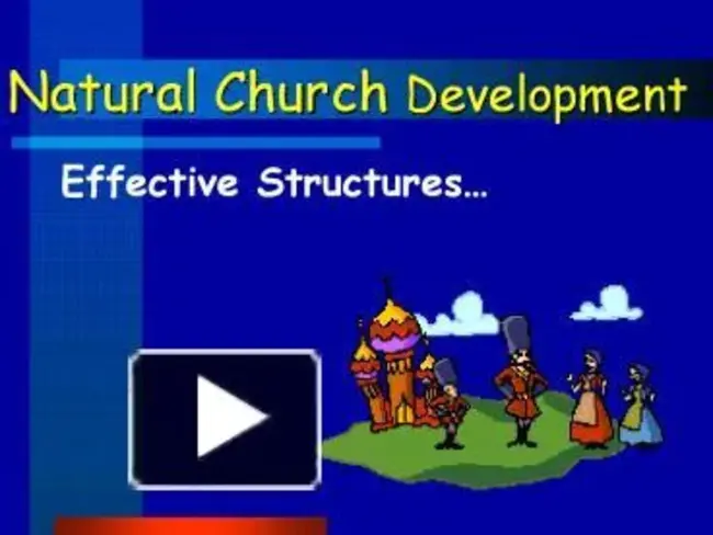 Natural Church Development : 自然教会发展