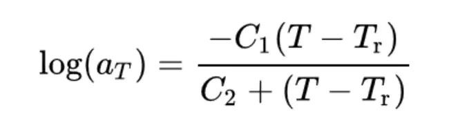 Williams-Landel-Ferry equation : 威廉兰德尔-费里方程