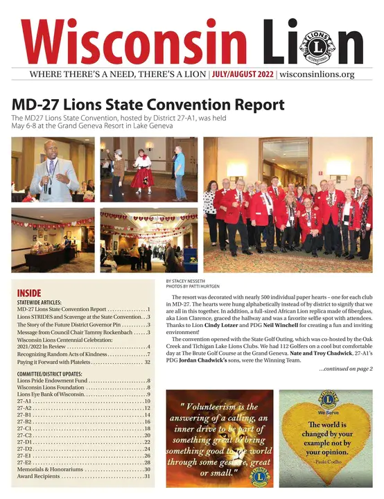 Wisconsin Lions Foundation : 威斯康星狮子基金会