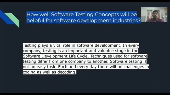 Software Verification Testing : 软件验证测试