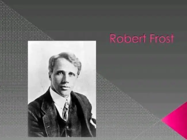 Robert Frost : 罗伯特霜冻