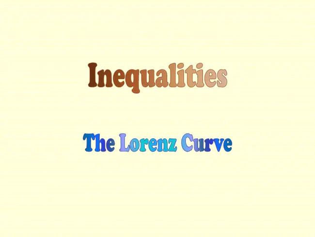 Lorenz Performance Curve : 洛伦兹性能曲线