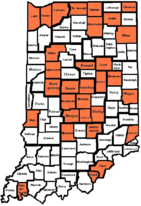 Indiana County : 印第安娜县