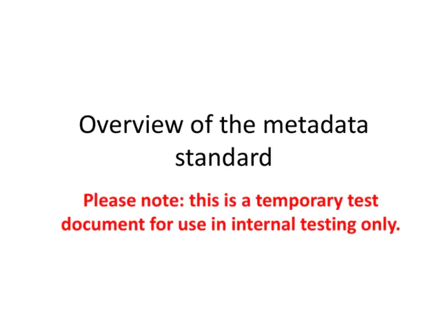 Metadata Type Description : 元数据类型描述