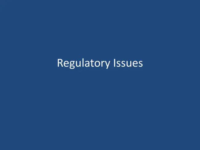 Regulatory Analysis Program : 监管分析程序