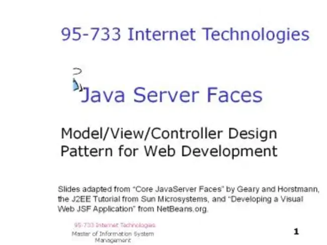 Java Server Faces : Java服务器面