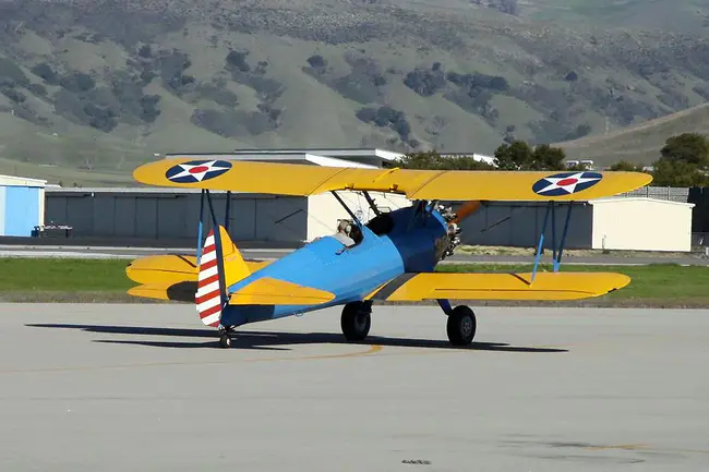 Stearman prototype PT-9 Cloudboy trainer aircraft : Stearman原型PT-9 Cloudboy教练机