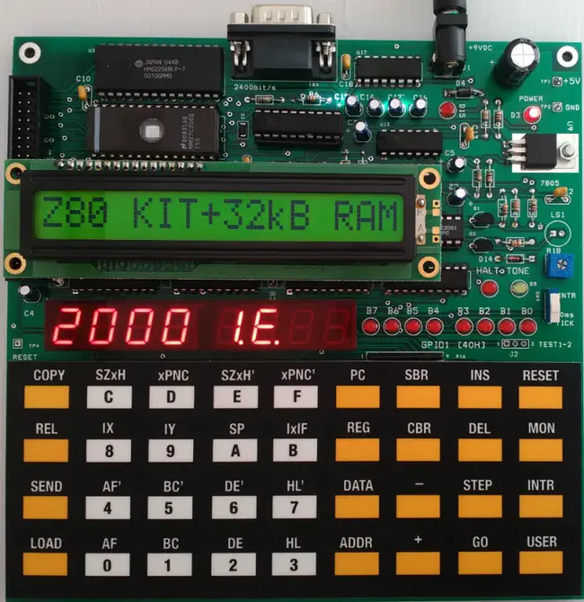 Z80A Processor Board : Z80A处理器板