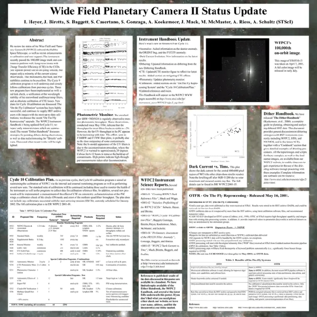 Wide Field and Planetary Camera 2 : 第二代广域和行星照相机