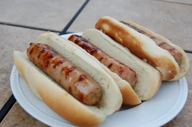 Bratwurst sausage : 香肠