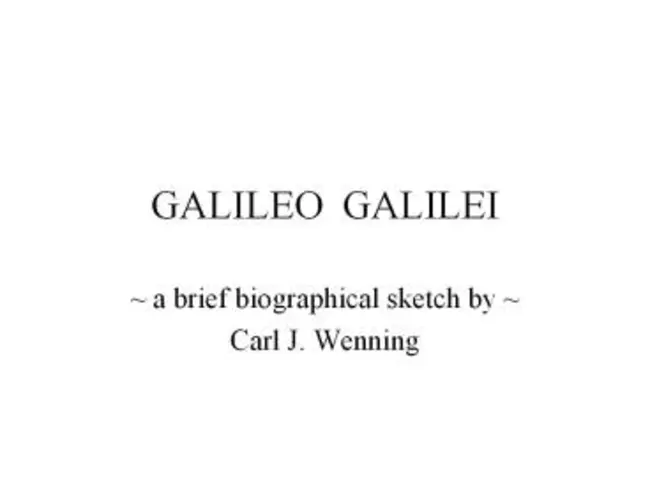 Galileo Galilei : 伽利略伽利略