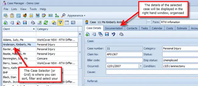 Case List Management System : 病例列表管理系统