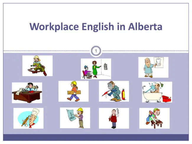 Workplace English Language and Literacy : 工作场所英语语言和读写能力