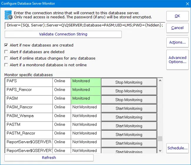 Systems Reporting and Monitoring Server : 系统报告和监控服务器