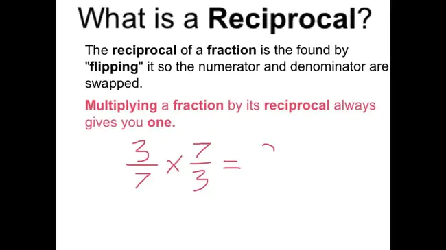 Reciprocal : 倒数