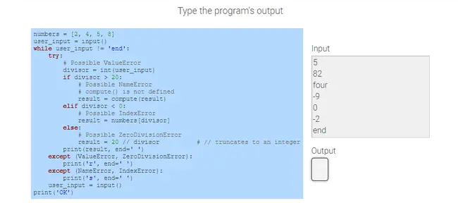 Input/Output Configuration Number : 输入/输出配置号