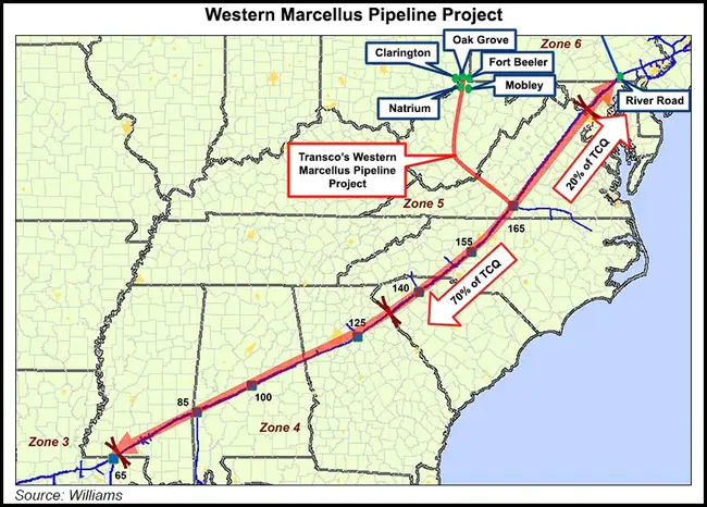 Williams Gas Pipeline-Transco : 威廉斯输气管道公司