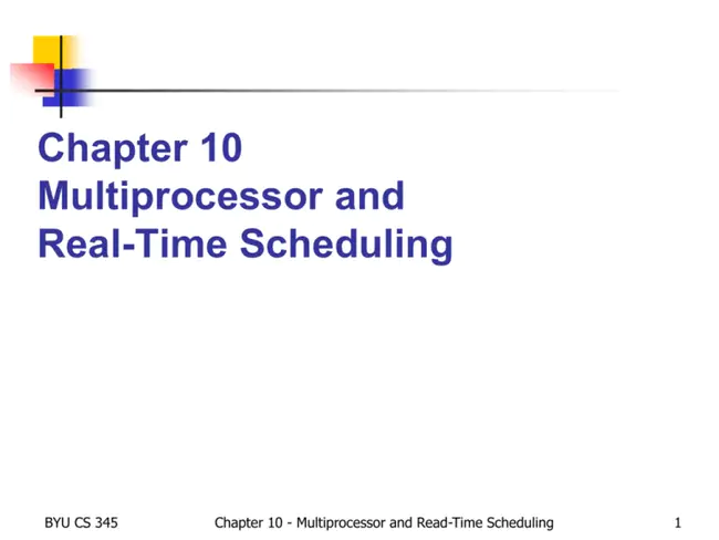 Multiple Processing Units : 多个处理单元