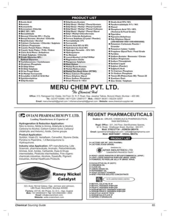 Specific Chemical and Biological Agents : 特殊化学和生物制剂