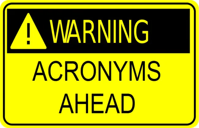 Acronyms Are Bollocks : 缩写是胡说八道。