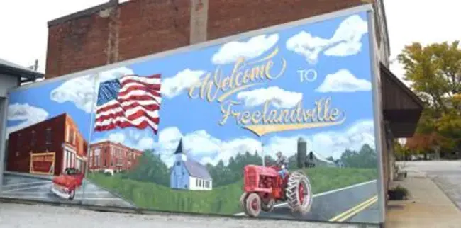 Freelandville, IN : Freelandville，在