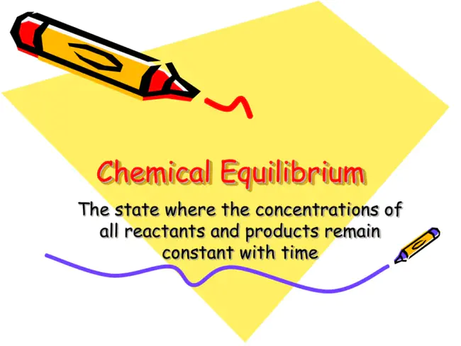 Chemical Equilibrium with Applications : 化学平衡与应用