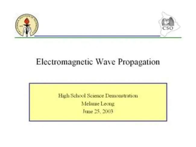 ElectroMagnetic Wave : 电磁波