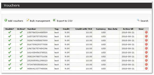 Voucher Management System : 优惠券管理系统