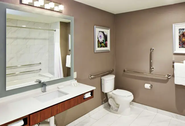Restroom or bathroom : 洗手间或浴室