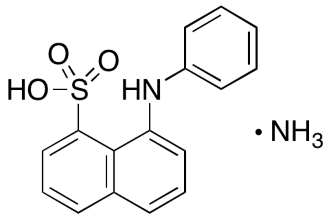 1-Anilino-8-Naftalen-Sulfonat : 1-苯胺基-8-萘磺酸盐