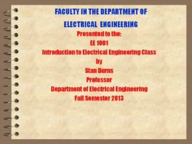 Basics of Electrical Engineering : 电气工程基础