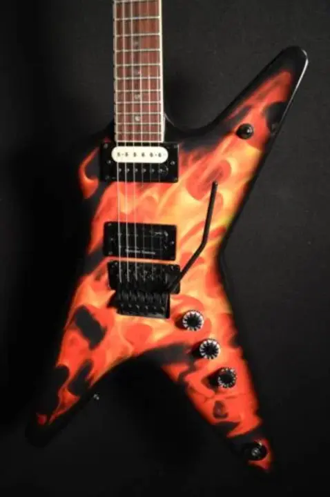 DimeBag Dime-O-Flame Electric Guitar : DimeBag Dime-O-Flame电吉他