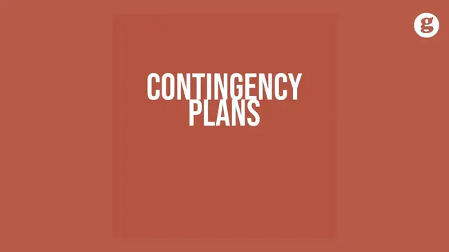 Contingency Operations Plan : 应急作战计划