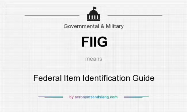 Federal Item Identification Guide : 联邦物品识别指南