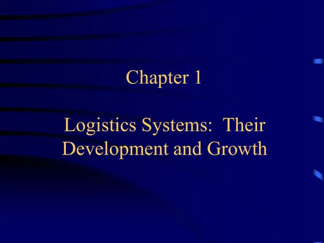Logistics Analysis and Provisioning System : 物流分析与供应系统