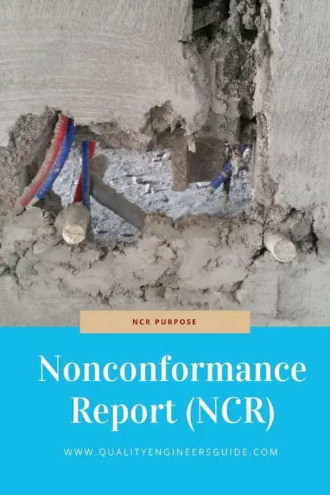 Non-Conformance Report : 不合格报告