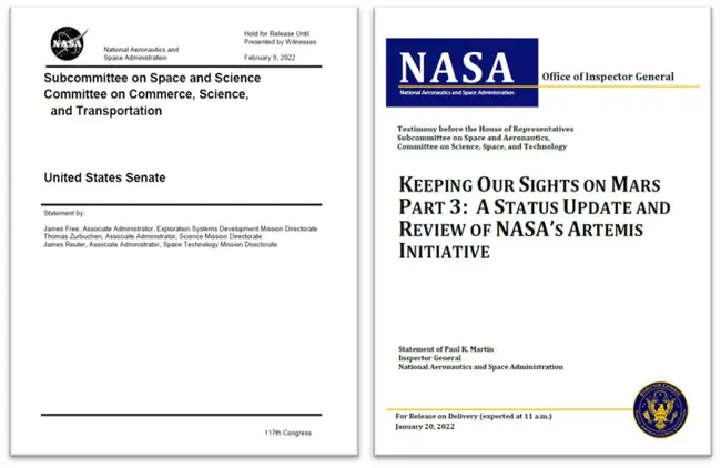 NASA Document : 美国航空航天局文件