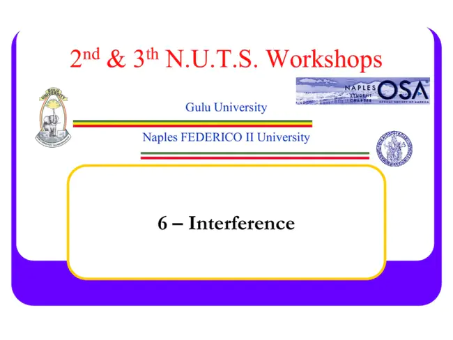 Non-Interference Basis : 无干扰基准