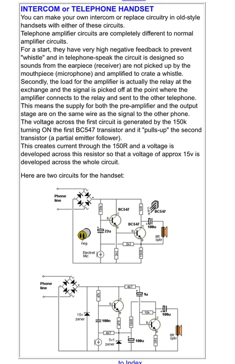 Transistorized Operational Phone System : 晶体管操作电话系统